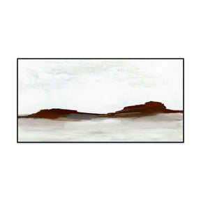 Red Rock Red/White Painting Art 72x36 by Buddy Whitlock - Ornate Home