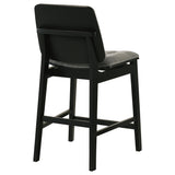 Redbridge Grey/Black Velvet Upholstered Counter Chair (Set of 2) - Ornate Home