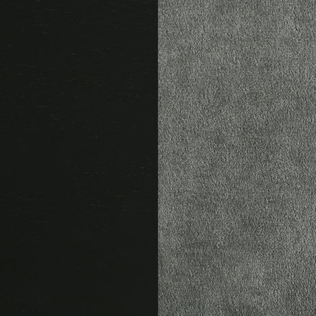 Redbridge Grey/Black Velvet Upholstered Counter Chair (Set of 2) - Ornate Home