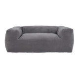 Redd Gray Sherpa Bean Bag Sofa Lounger - Ornate Home
