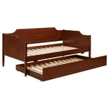 Redding Cherry Wood Twin Daybed With Trundle - Ornate Home
