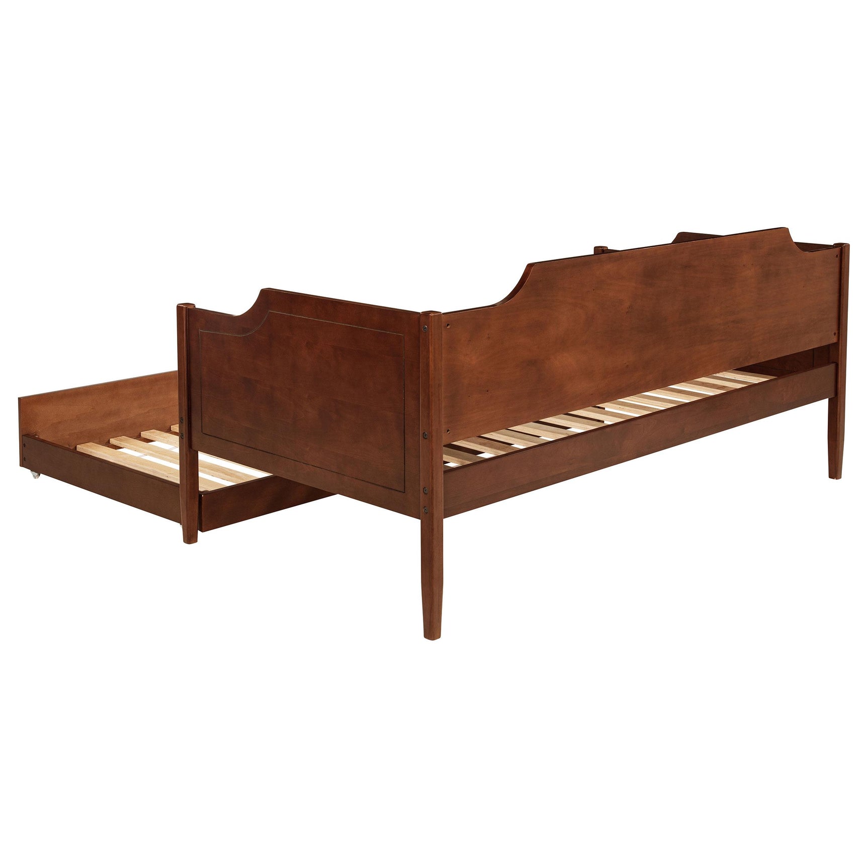 Redding Cherry Wood Twin Daybed With Trundle - Ornate Home