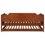 Redding Cherry Wood Twin Daybed With Trundle - Ornate Home