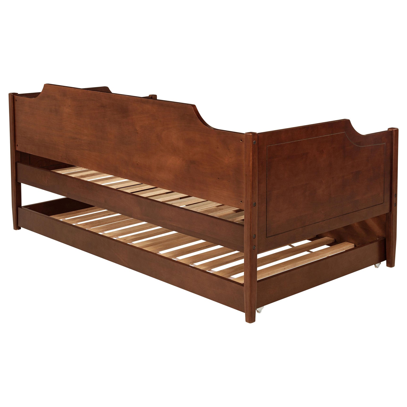 Redding Cherry Wood Twin Daybed With Trundle - Ornate Home