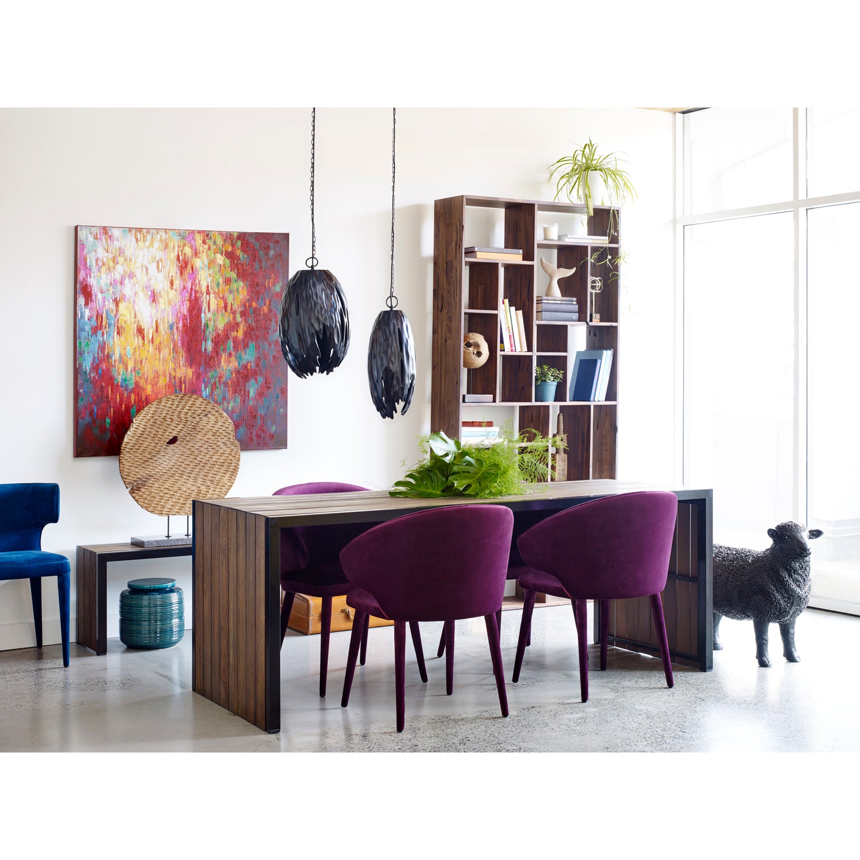 Redemption Walnut Brown Shelf - Ornate Home