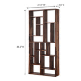 Redemption Walnut Brown Shelf - Ornate Home
