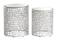Reden Silver Side Table Set (2-Piece) - Ornate Home