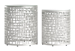 Reden Silver Side Table Set (2-Piece) - Ornate Home