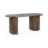Redford Bark Brown Desk - Ornate Home