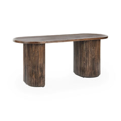 Redford Bark Brown Desk - Ornate Home