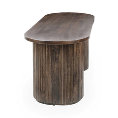 Redford Bark Brown Desk - Ornate Home