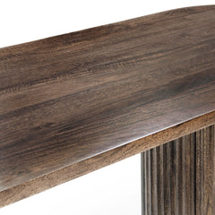 Redford Bark Brown Desk - Ornate Home