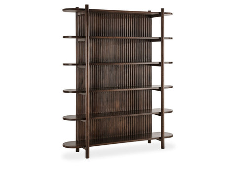 Redford Brown Tall Bookcase - Ornate Home