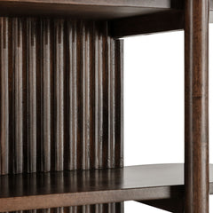 Redford Brown Tall Bookcase - Ornate Home