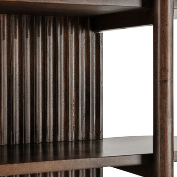 Redford Brown Tall Bookcase - Ornate Home