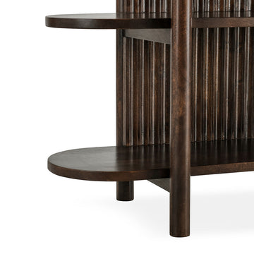 Redford Brown Tall Bookcase - Ornate Home