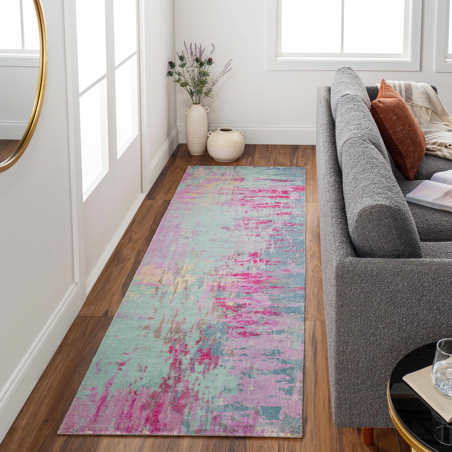 Redland Colorful Abstract Rug - Ornate Home
