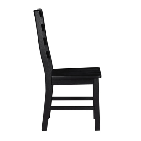 Redmond Black Side Chair (Set of 2) - Ornate Home