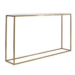 Redmond Gold/White Sofa Counter Table - Ornate Home