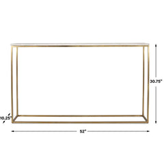 Redmond Gold/White Sofa Counter Table - Ornate Home