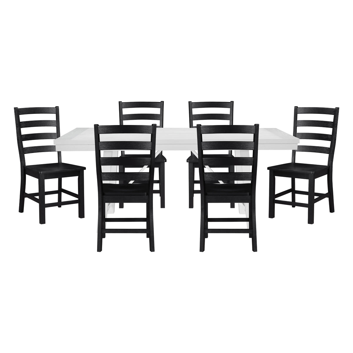 Redmond Gray 7pc Dining Set - Ornate Home