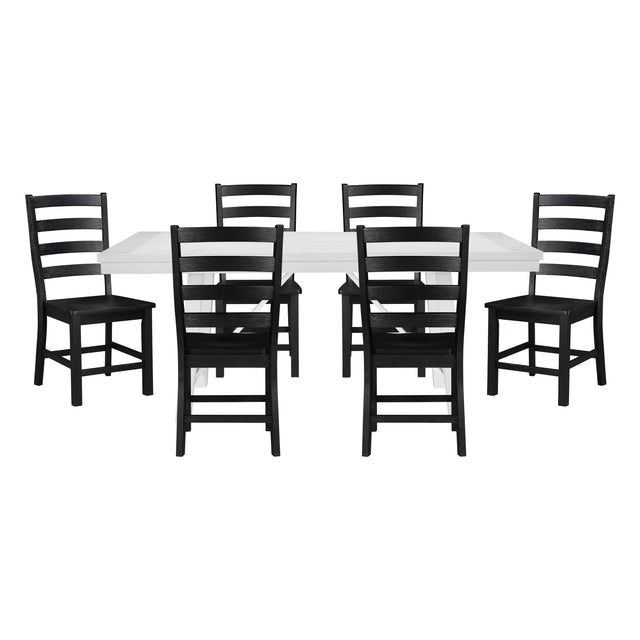 Redmond Gray 7pc Dining Set - Ornate Home