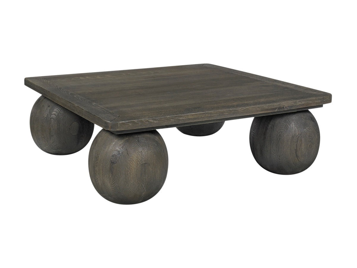 Redondo Black Square Coffee Table - Ornate Home