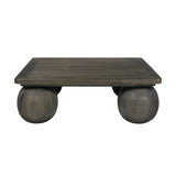 Redondo Black Square Coffee Table - Ornate Home