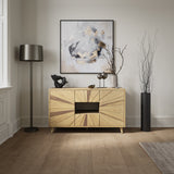 Reece Light Oak 50 Console - Ornate Home