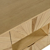 Reece Light Oak 50 Console - Ornate Home