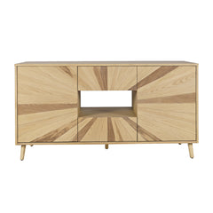 Reece Light Oak 60 Console - Ornate Home