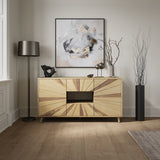 Reece Light Oak 60 Console - Ornate Home
