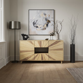 Reece Light Oak 60 Console - Ornate Home