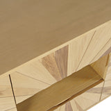 Reece Light Oak 60 Console - Ornate Home