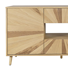 Reece Light Oak 60 Console - Ornate Home