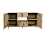 Reece Light Oak 60 Console - Ornate Home