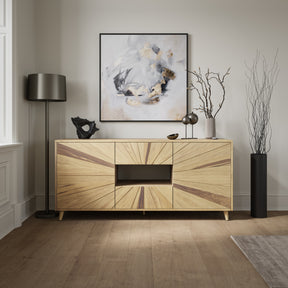 Reece Light Oak 70 Console - Ornate Home