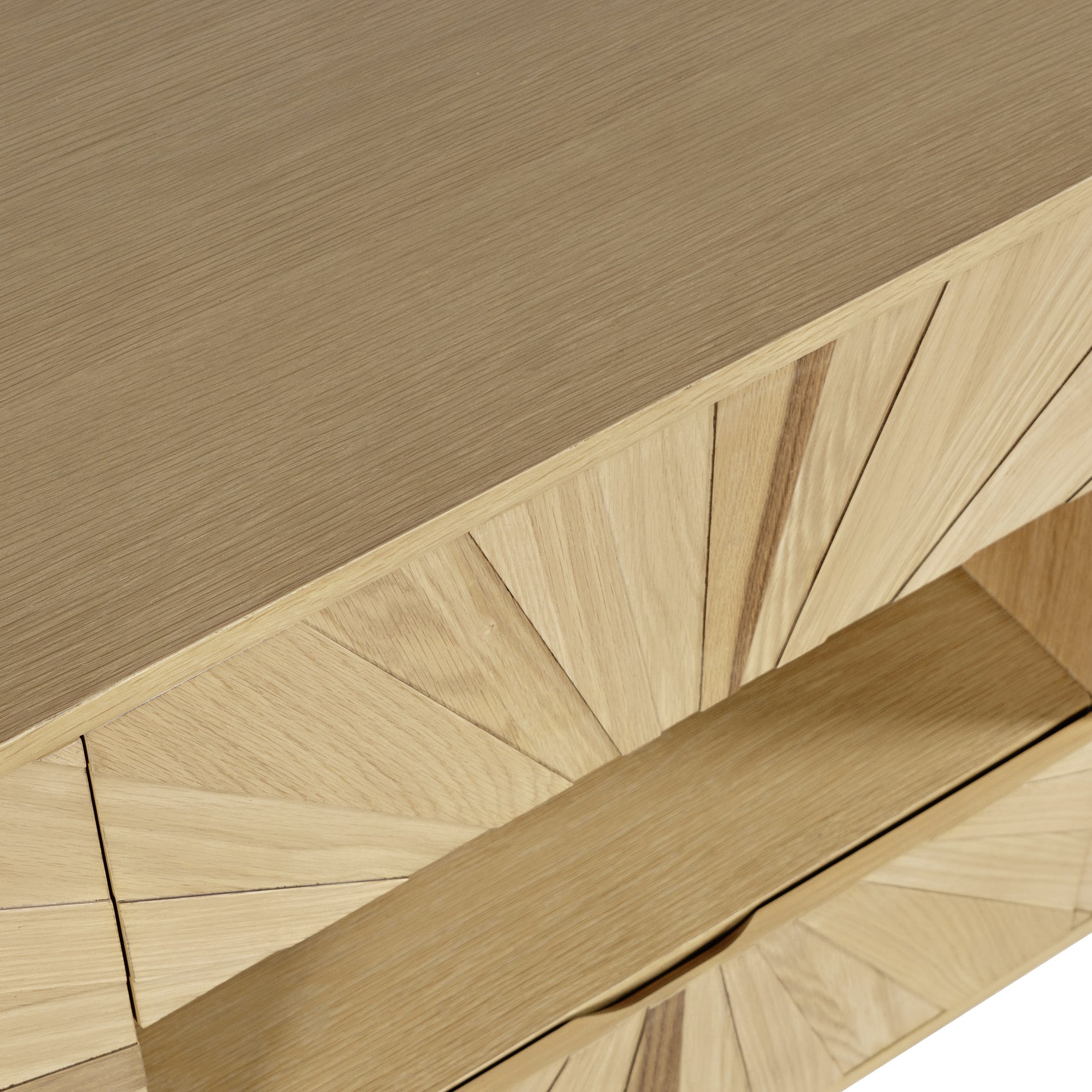 Reece Light Oak 70 Console - Ornate Home