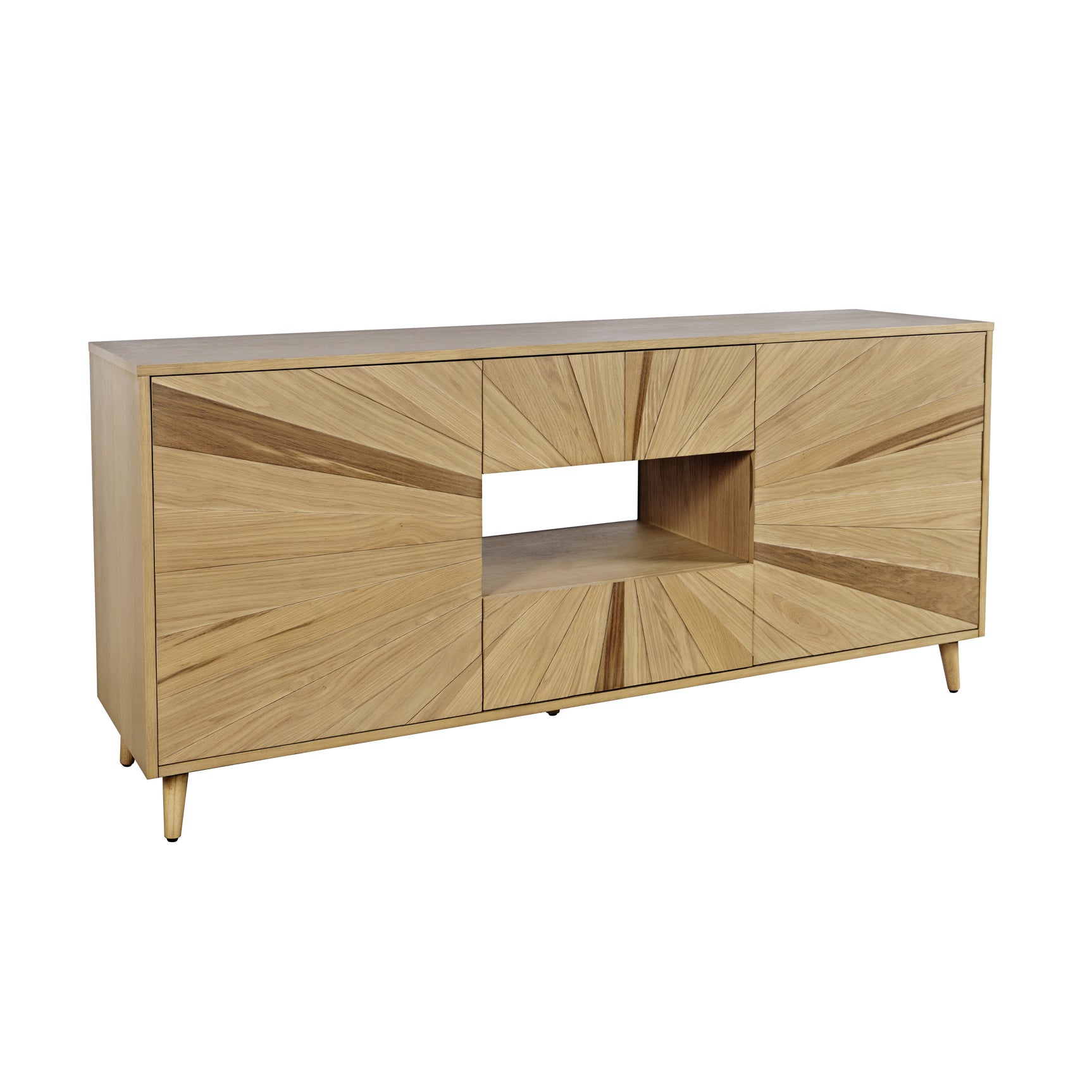 Reece Light Oak 70 Console - Ornate Home
