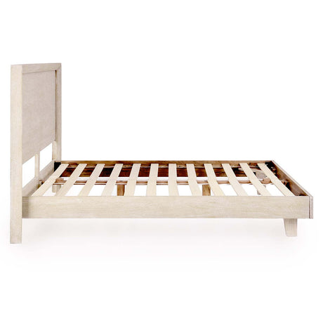 Reece Sand Eastern King Bed - Ornate Home