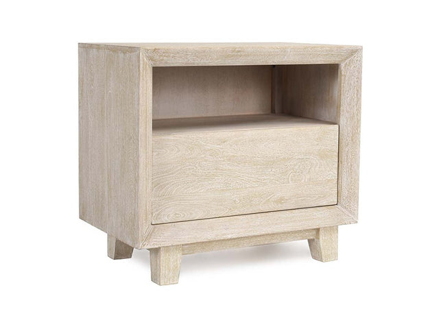 Reece Sand Nightstand - Ornate Home