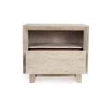 Reece Sand Nightstand - Ornate Home