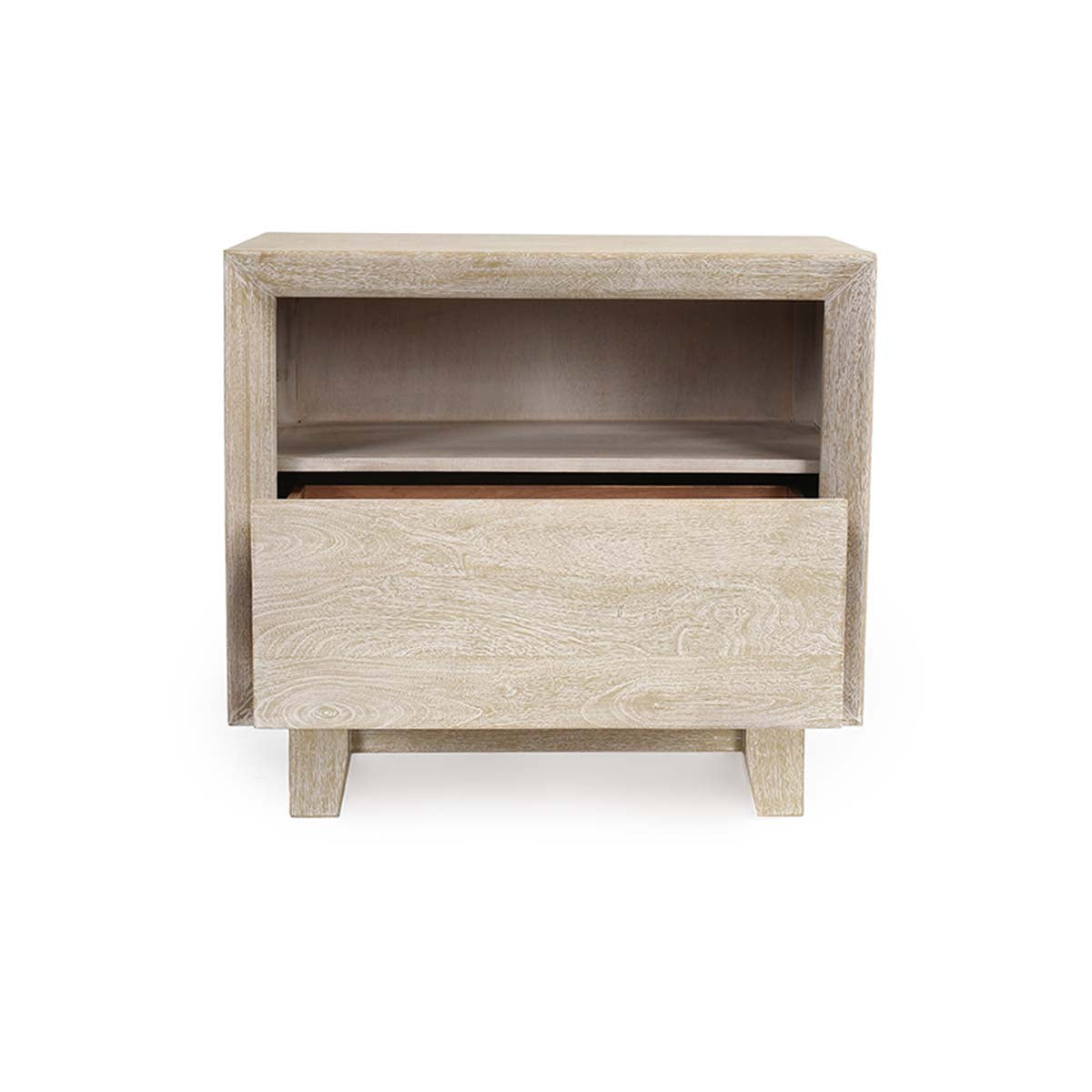 Reece Sand Nightstand - Ornate Home