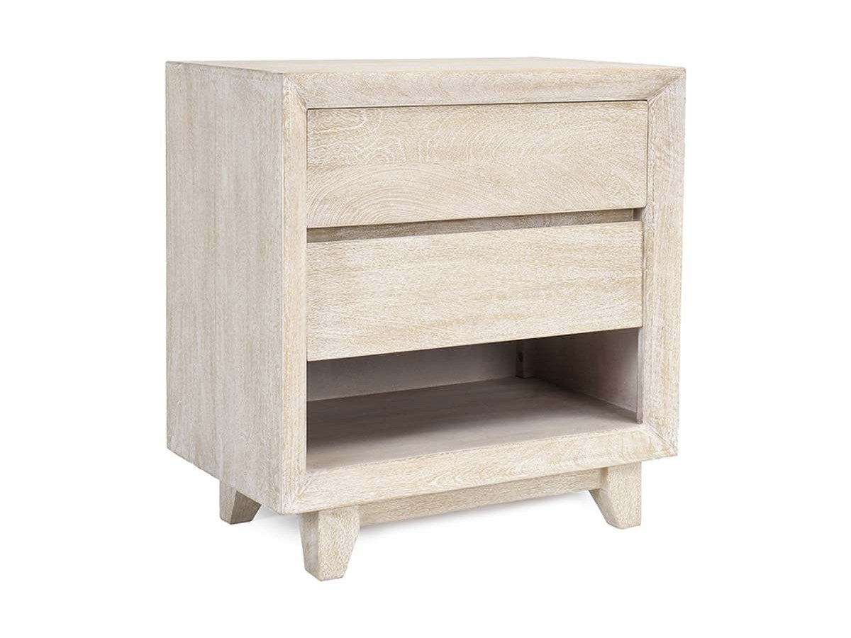 Reece Sand Nightstand - Ornate Home