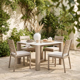 Reefline Gray Armless Dining Chair (Set of 2)