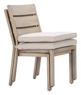 Reefline Gray Armless Dining Chair (Set of 2)