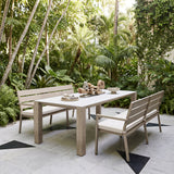 Reefline Gray Bench (Set of 2)