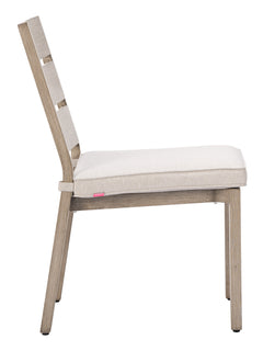 Reefline Gray Outdoor Armless Dining Chair (Set of 2) - Ornate Home
