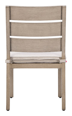 Reefline Gray Outdoor Armless Dining Chair (Set of 2) - Ornate Home