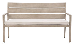 Reefline Gray Outdoor Bench (Set of 2) - Ornate Home